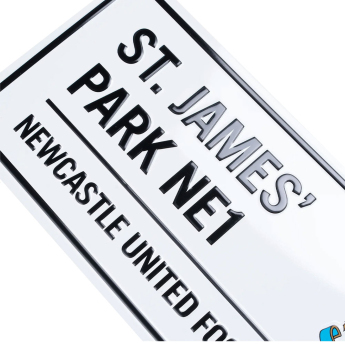 Newcastle United ceduľa na stenu White Street