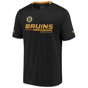 Boston Bruins pánske tričko Authentic Pro Locker Room Performance black