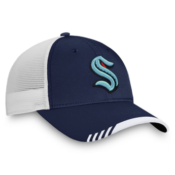 Seattle Kraken čiapka baseballová šiltovka Navy Authentic Pro Locker Room Trucker Adjustable