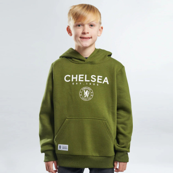 FC Chelsea detská mikina s kapucňou Logo cypress