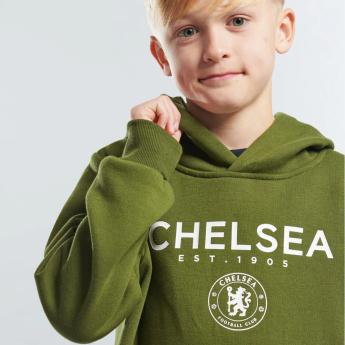 FC Chelsea detská mikina s kapucňou Logo cypress