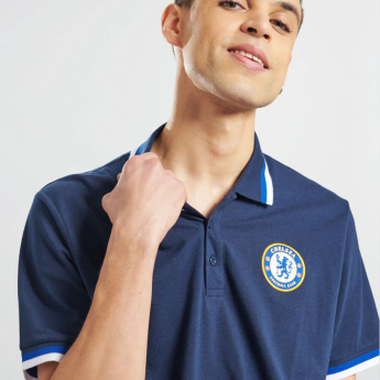 FC Chelsea polokošeľa Tipped navy