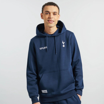 Tottenham pánska mikina s kapucňou Logo navy