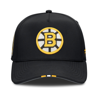 Boston Bruins detská čiapka baseballová šiltovka 2025 Draft Authentic Pro Structured Adjustable Meshback