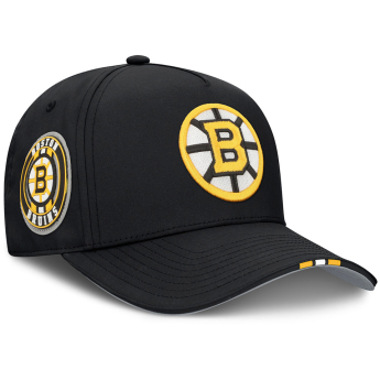 Boston Bruins detská čiapka baseballová šiltovka 2025 Draft Authentic Pro Structured Adjustable Meshback