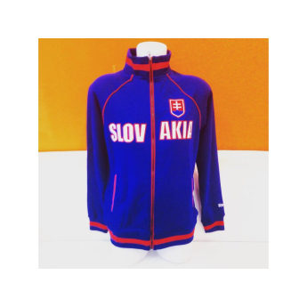 Hokejové reprezentácie pánska mikina Slovakia Reebok Track Jacket navy