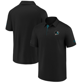 San Jose Sharks polokošeľa Authentic Rinkside Performance black