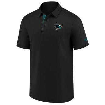 San Jose Sharks polokošeľa Authentic Rinkside Performance black