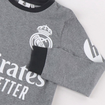 Real Madrid detské pyžamo Long grey