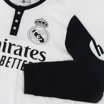 Real Madrid pánske pyžamo Long white