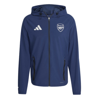 FC Arsenal pánska bunda s kapucňou Vis Tech Travel indigo