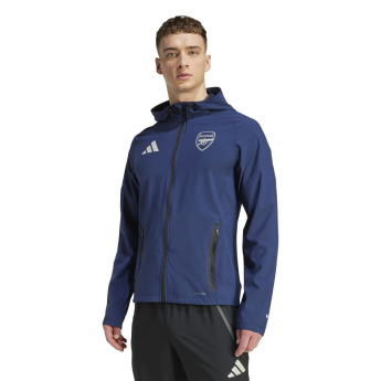 FC Arsenal pánska bunda s kapucňou Vis Tech Travel indigo