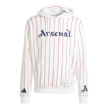 FC Arsenal pánska mikina s kapucňou US Pack white