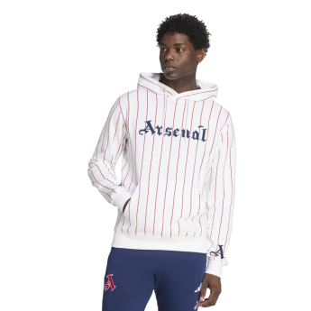 FC Arsenal pánska mikina s kapucňou US Pack white