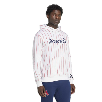 FC Arsenal pánska mikina s kapucňou US Pack white
