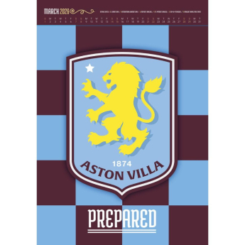 Aston Villa kalendár Deluxe 2026