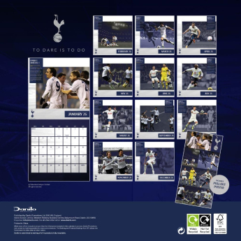 Tottenham kalendár a diár Musical Gift Box 2026