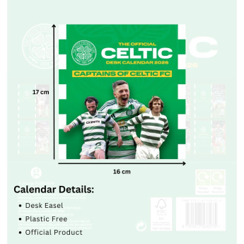 FC Celtic stolový kalendár 2026