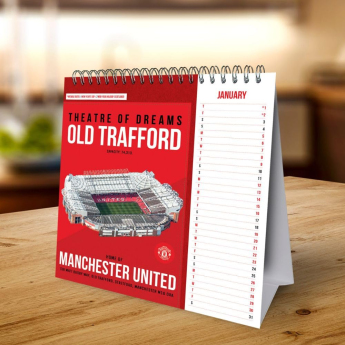 Manchester United stolový kalendár 2026
