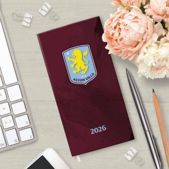 Aston Villa diár Slim 2026