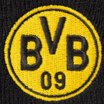 Borussia Dortmund detská zimná čiapka Logo black