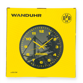 Borussia Dortmund nástenné hodiny Stadium