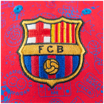 FC Barcelona detská čiapka baseballová šiltovka graphic patterned