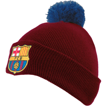 FC Barcelona zimná čiapka Red Ski