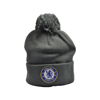FC Chelsea zimná čiapka Bobble grey