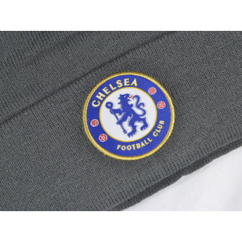 FC Chelsea zimná čiapka Bobble grey