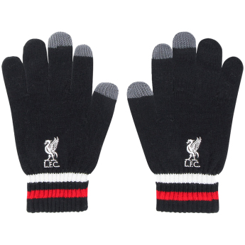 FC Liverpool detské rukavice Touchscreen black