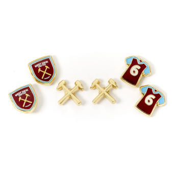 West Ham United sada náušníc three unique designs