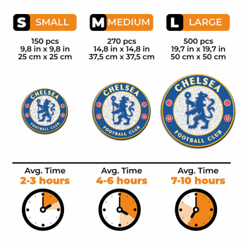 FC Chelsea drevené puzzle Crest 500 pcs