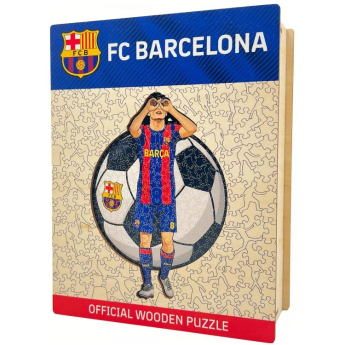 FC Barcelona drevené puzzle Pedri 500 pcs