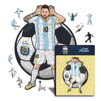 Futbalová reprezentácia drevené puzzle ARGENTINA Messi 500 pcs