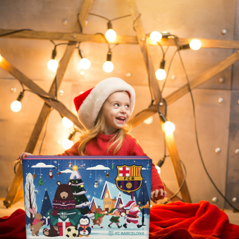 FC Barcelona adventný kalendár Christmas