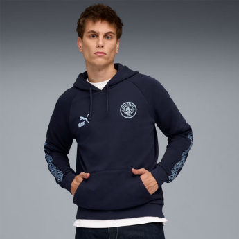 Manchester City pánska mikina s kapucňou King navy