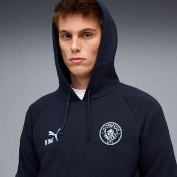 Manchester City pánska mikina s kapucňou King navy