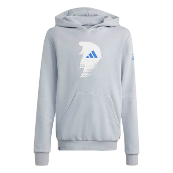 Jude Bellingham detská mikina s kapucňou Light grey