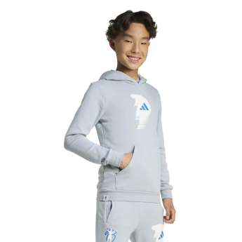 Jude Bellingham detská mikina s kapucňou Light grey