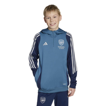 FC Arsenal detská mikina s kapucňou Track blue