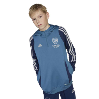 FC Arsenal detská mikina s kapucňou Track blue