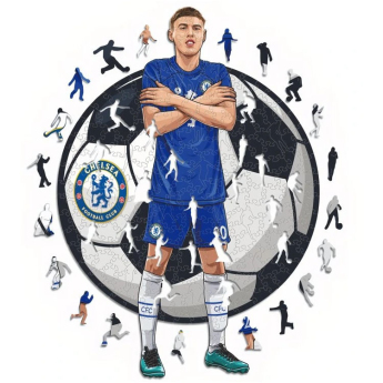 FC Chelsea drevené puzzle Cole Palmer 500 pcs