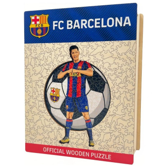 FC Barcelona drevené puzzle Lewandowski 150 pcs
