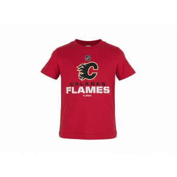 Calgary Flames detské tričko NHL Clean Cut red