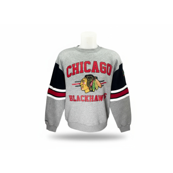 Chicago Blackhawks pánska mikina s kapucňou All Over Crew 4.0 Current Logo