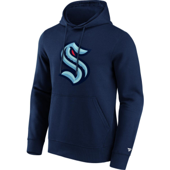 Seattle Kraken pánska mikina s kapucňou Primary Logo Graphic navy