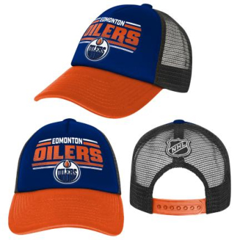 Edmonton Oilers detská čiapka flat šiltovka Essentials Snapback Trucker