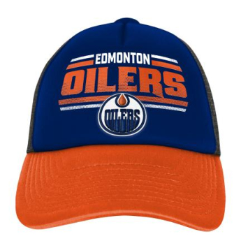 Edmonton Oilers detská čiapka flat šiltovka Essentials Snapback Trucker