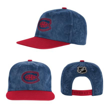 Montreal Canadiens detská čiapka flat šiltovka True Retro Deadstock Snapback